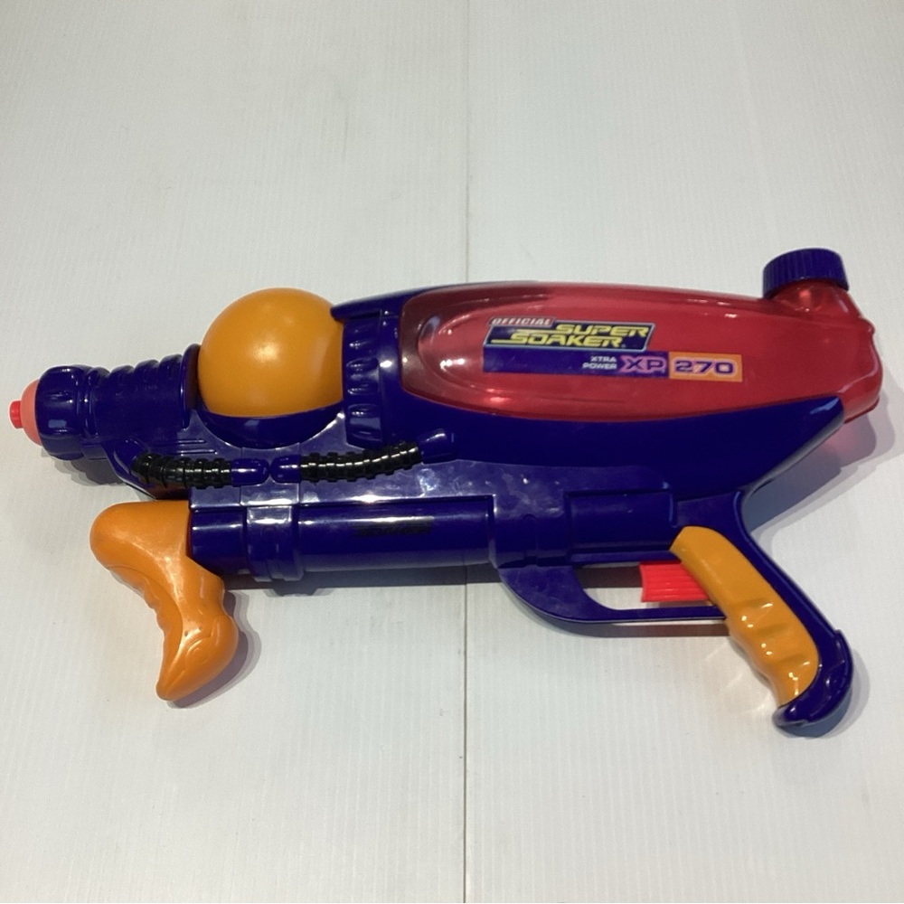 1999 Larami Purple Super Soaker Xtra Power XP 270 Water Blaster Gun Tested